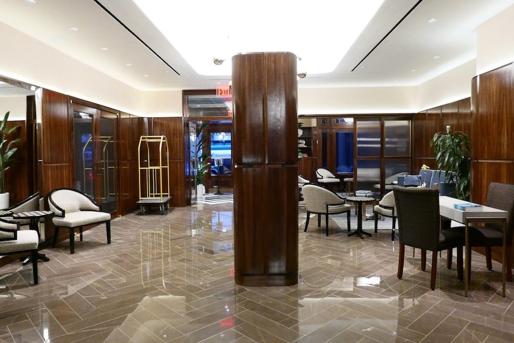 Iroquois New York Times Square Hotel Exterior photo The lobby of the 2014-opened hotel